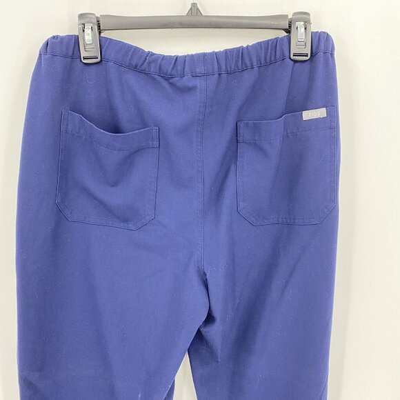 Figs Technical Collection Scrub Pants Navy Blue Pockets Womens Medium - Picture 5 of 7
